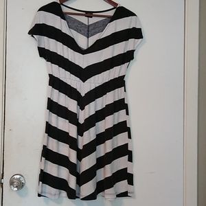 Black and white dress